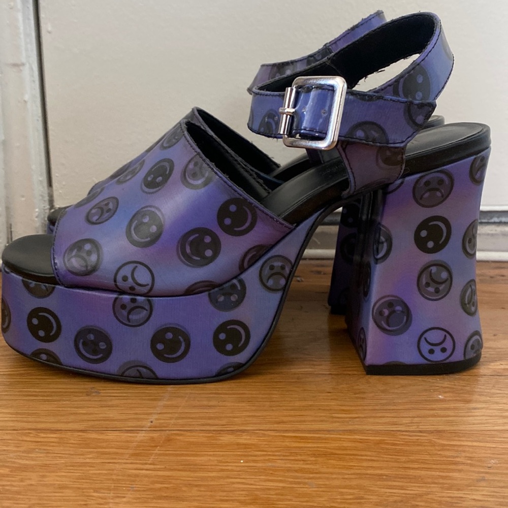 Happy Sad Holographic Heels